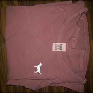 Long sleeve over-sized Pink shirt